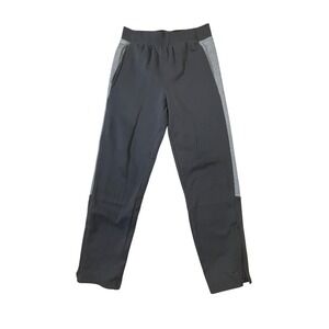 Champion Track Pants Athletic Joggers Side‎ Stripe Zipper Hem Juniors Gray M